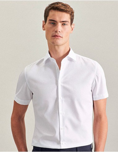 S-021001-241601-Mens Shirt Shaped Fit Short Sleeve